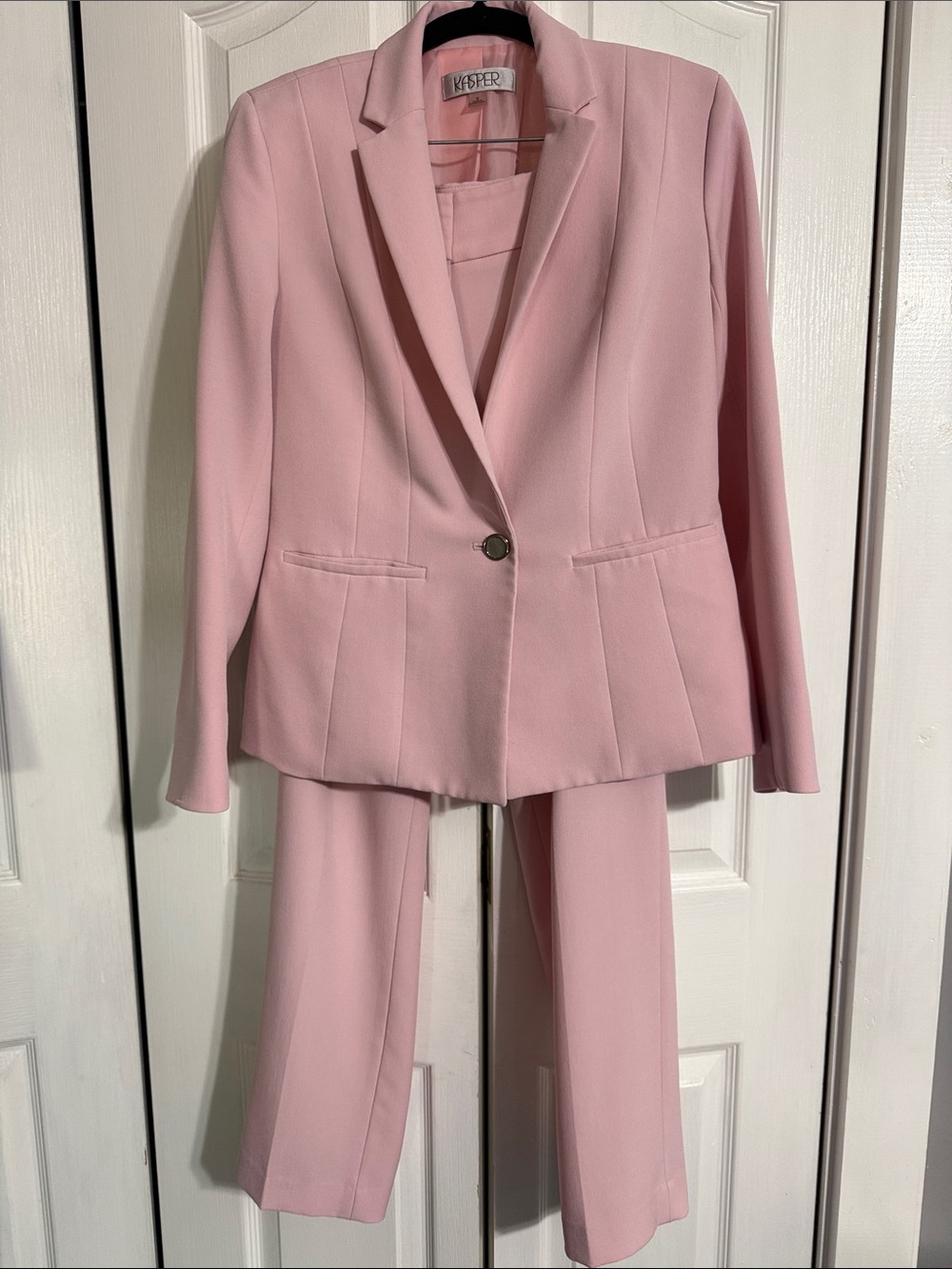 Kasper Tutu Pink Tailored Blazer Jacket and Pants